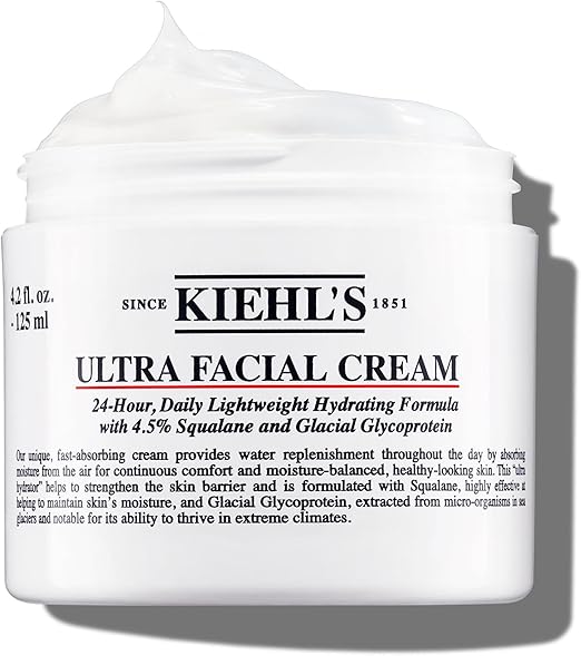 Kiehl's Ultra Facial Cream, Face Moisturiser For Women & Men, Suitable for All Skin Types