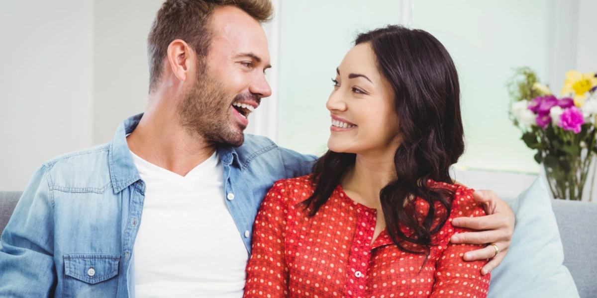 A couple building healthy relationship