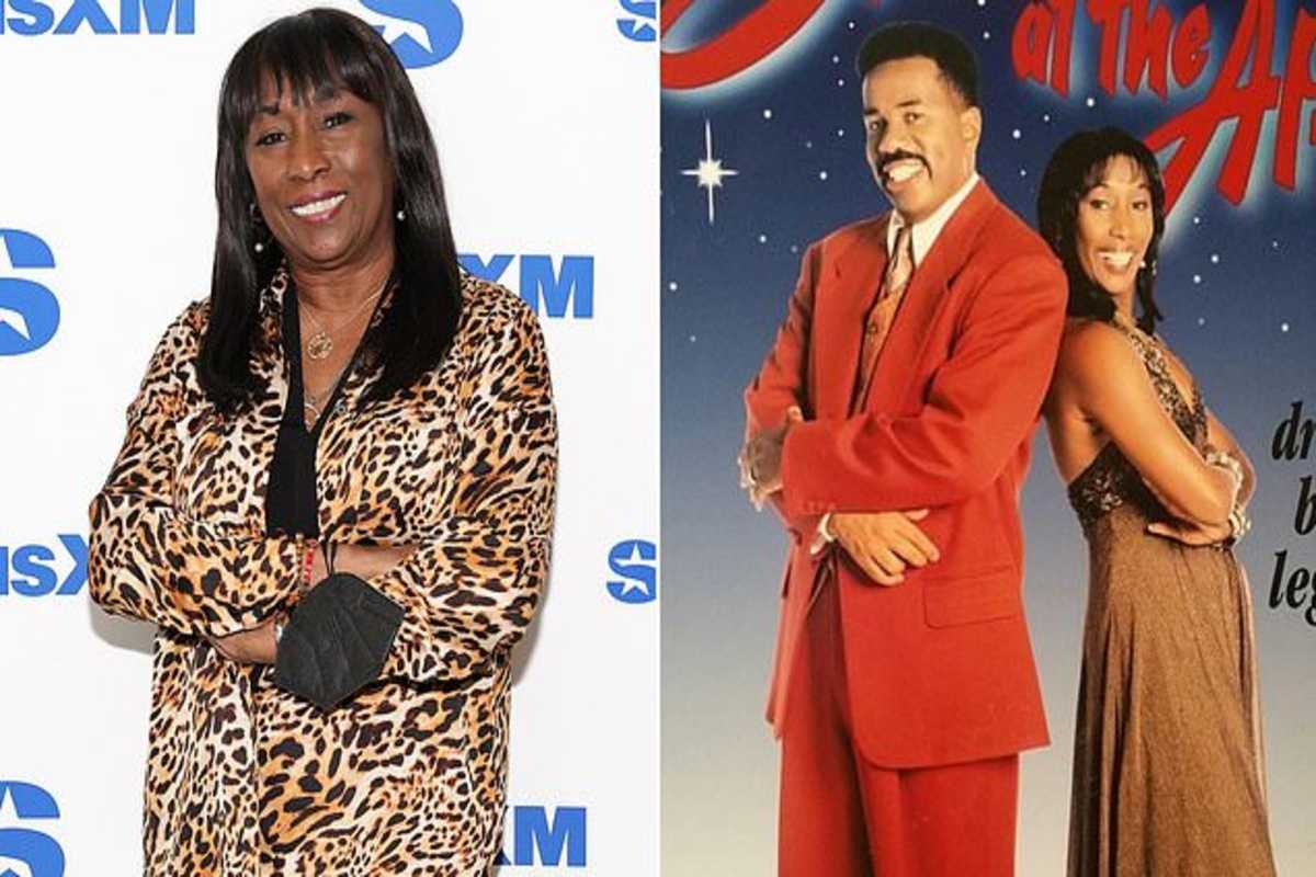  Kiki Shepard and  Steve Harvey