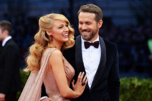 Blake Lively and Ryan Reynolds, one of Hollywood’s most admired celebrity couples, sharing a moment together.