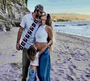 Brody Jenner, his wife, Tia Blanco, and their daughter Honey