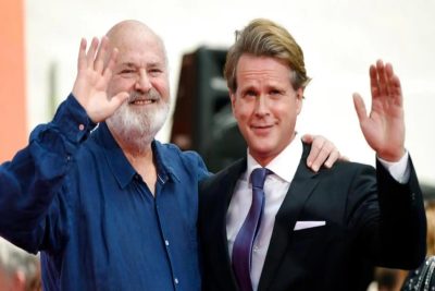 Rob Reiner and Actor Cary Elwes posing for a picture