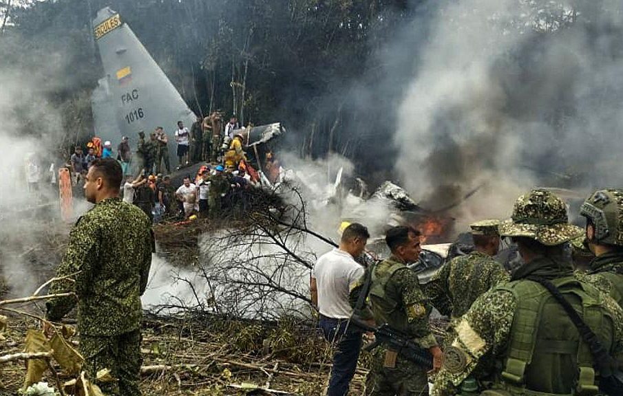 the colombian plane crash