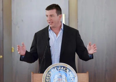 Former WWE Star Ted DiBiase Jr giving a speech