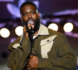 British rapper Ghetts performing at a show