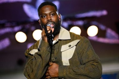 British rapper Ghetts performing at a show