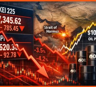 Markets Fall as Oil Prices Surges Past $110 on Iran Conflict