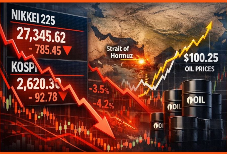 Markets Fall as Oil Prices Surges Past $110 on Iran Conflict