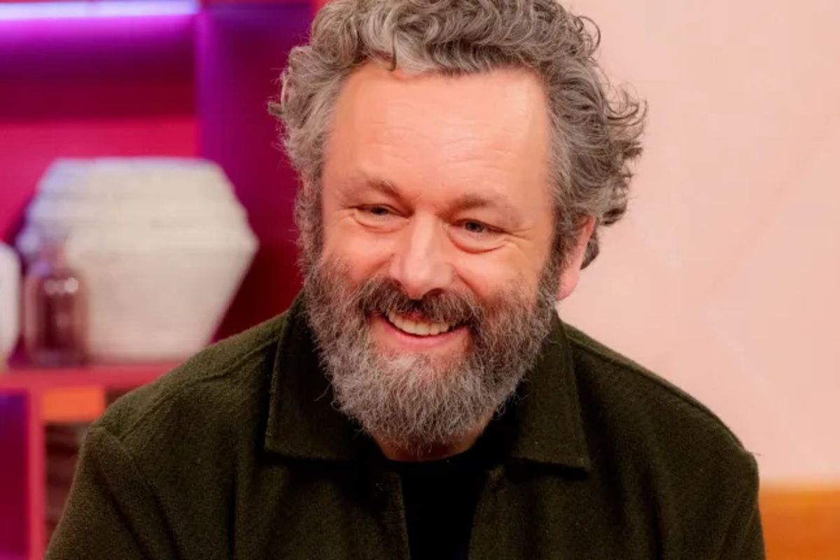 Micheal sheen smiling