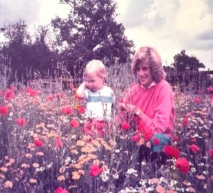 Prince Williams and his mother Princess Diana