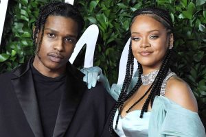 Rihanna and ASAP Rocky attending a red carpet event, showcasing their style and influence.