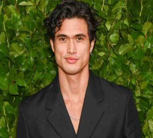 Charles Melton in a red carpet event