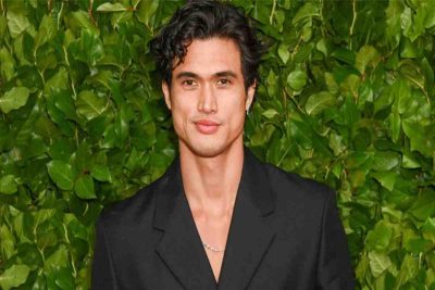 Charles Melton in a red carpet event