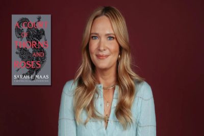 Sarah J. Maas with her ACOTAR series