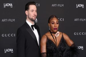 Serena Williams and Alexis Ohanian attending a red carpet event together, showcasing their style and influence.