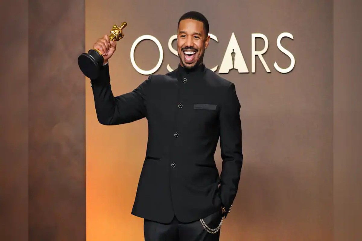 Michael B. Jordan at the 2202 oscars