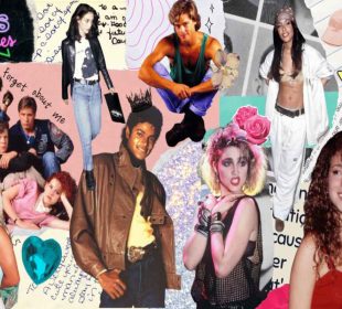 Different artist at 80s and 90s music styles