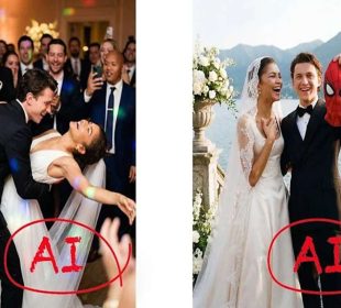 AI generated wedding photos