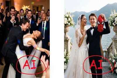AI generated wedding photos