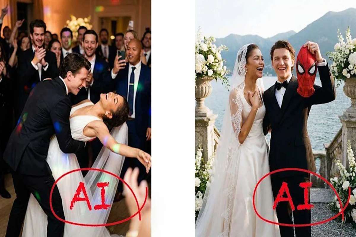 AI generated wedding photos