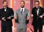 Noah wyle, seth rogen and micheal jordan at the 20206 Actors Award