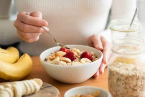 Bananas, nuts, and whole grains