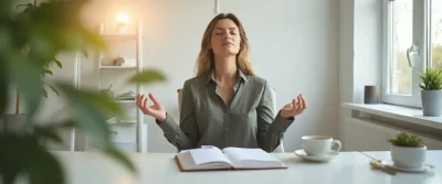 A woman undergoing Stress Management Techniques