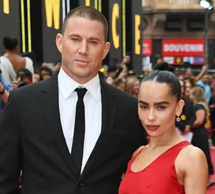Channing Tatum and Zoë Kravitz on the red carpet