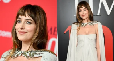 Dakota Johnson Valentino Look at TIME100 Gala