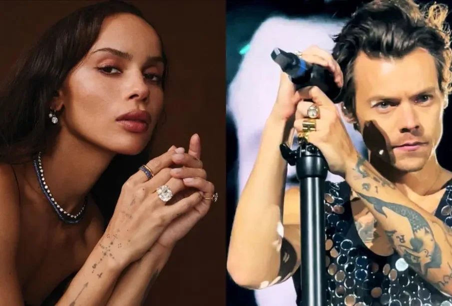 Harry Styles and Zoë Kravitz
