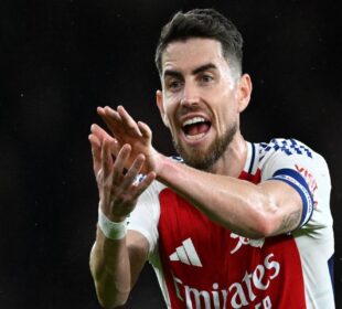 Jorginho on the pitch