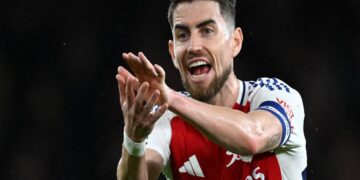 Jorginho on the pitch