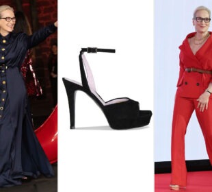 Meryl Streep turns heads in striking heels