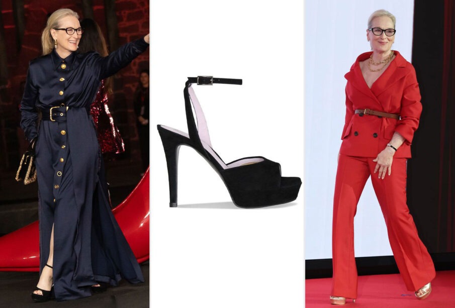 Meryl Streep turns heads in striking heels