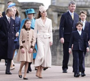 British Royal Family gathers at St George’s Chapel for Easter, with King Charles III, Queen Camilla, and family attending the annual service.