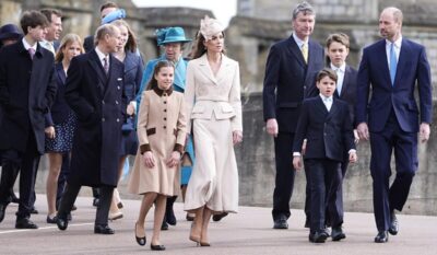 British Royal Family gathers at St George’s Chapel for Easter, with King Charles III, Queen Camilla, and family attending the annual service.