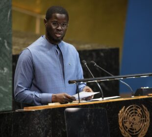 Senegal prime minister announcing a new anti LGBT law