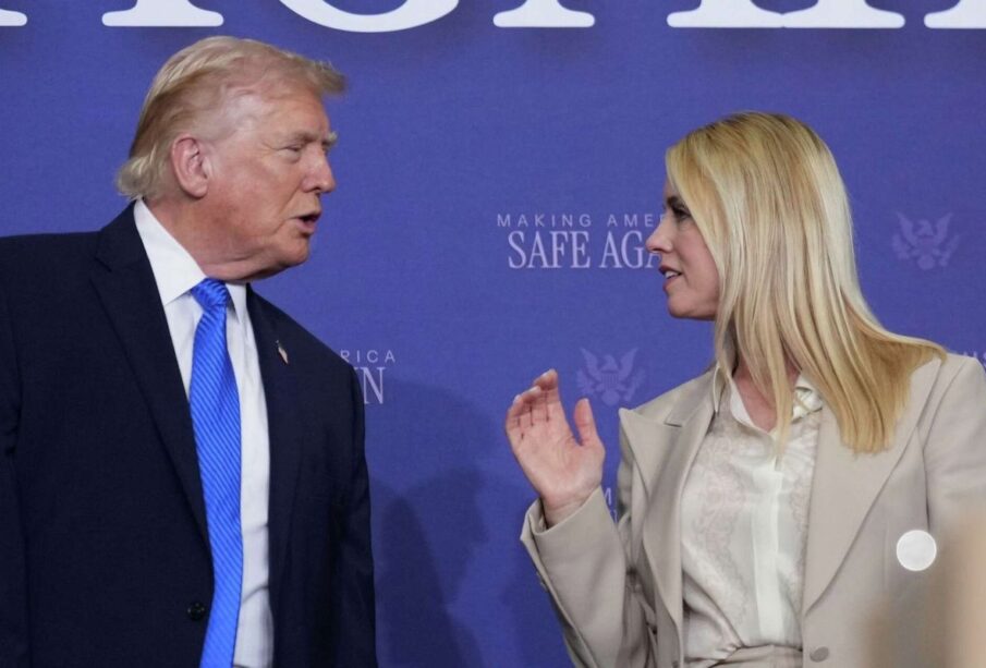 Donald Trump and Pam Bondi