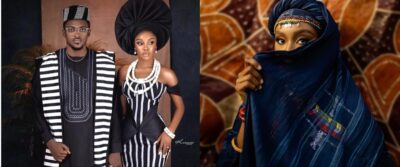 A Couple Wearing a Northern Nigerian Fashion