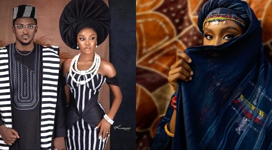 A Couple Wearing a Northern Nigerian Fashion