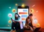 Two lady on Social Media